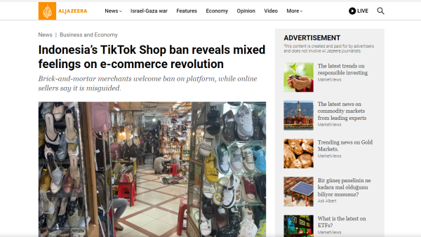 TikTok社交电商模式疑是印尼传统市场没落的元凶？谬论！插图